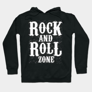 Rock And Roll Typography Music Lover Hoodie